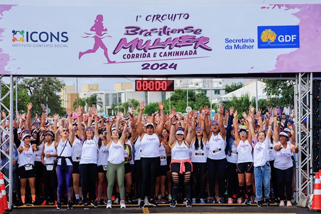 Circuito Brasiliense Mulher reúne 2 mil participantes