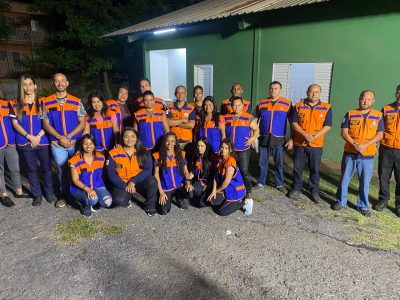 Moradores do Varjão passam por capacitação para voluntários da Defesa Civil