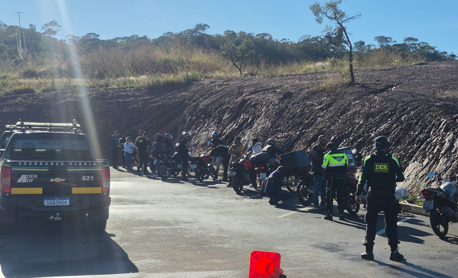Moto clonada é apreendida e retirada de circulação no DF