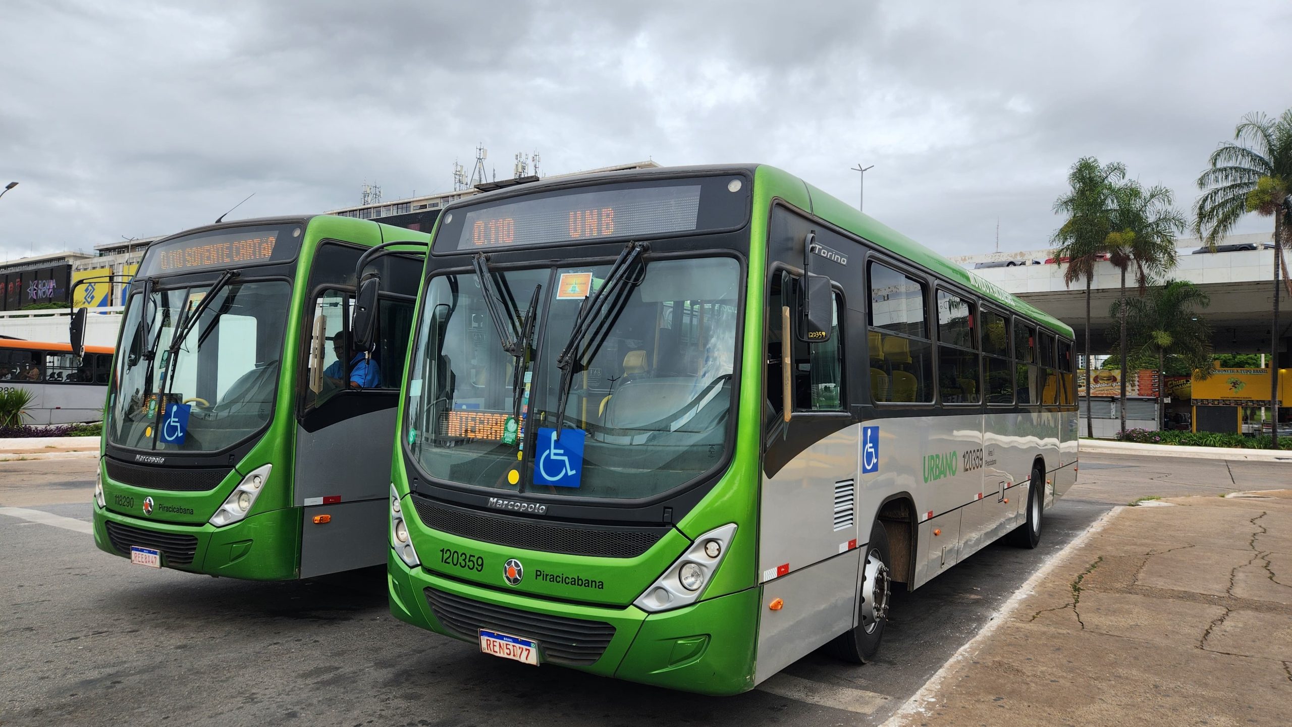 Mais viagens de ônibus da Rodoviária do Plano Piloto para a UnB