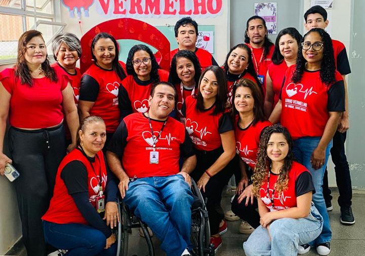 Junho Vermelho: Servidores da UBS 1 de Santa Maria participam de campanha de doação de sangue