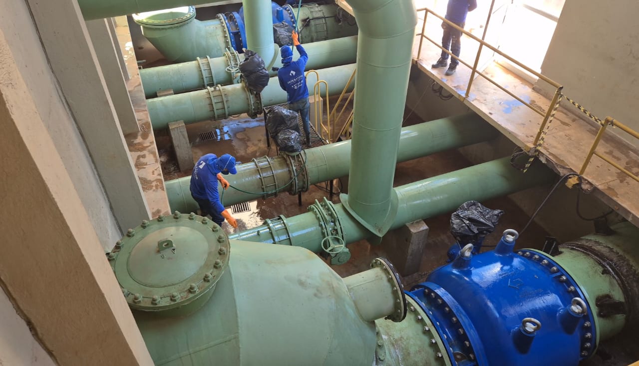 Obras para modernização do Reservatório de Taguatinga Sul são finalizadas