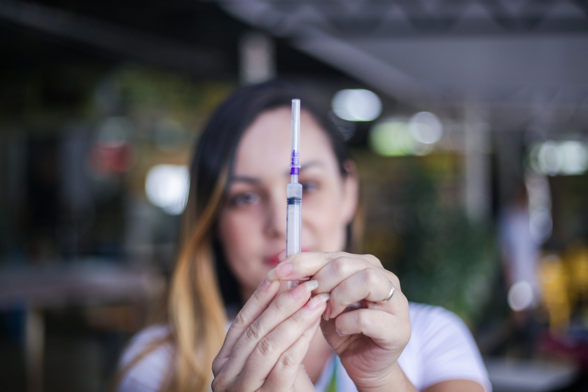 Ceilândia e Taguatinga receberam ações de vacinação no fim de semana