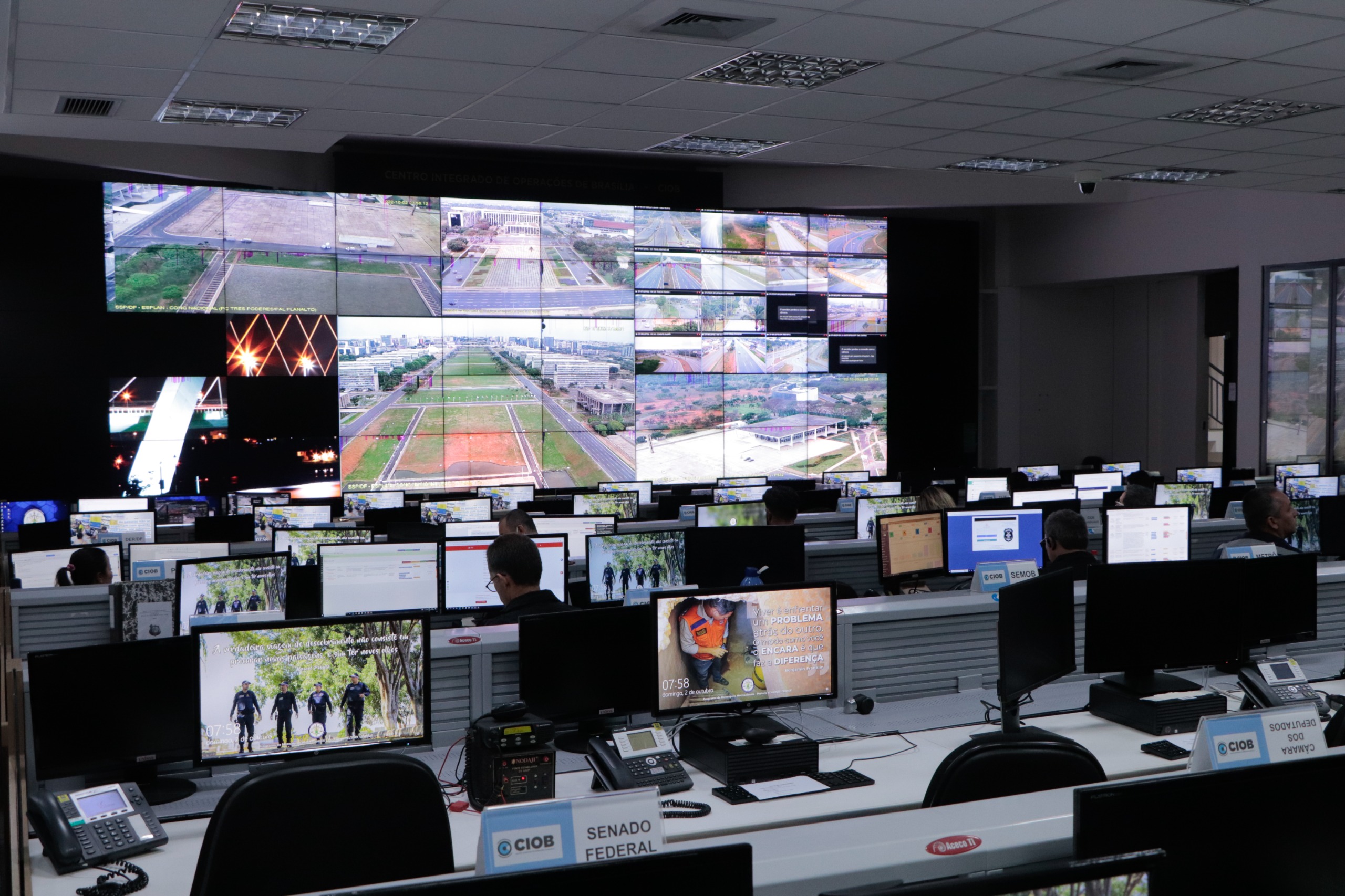 Mais 500 câmeras vão reforçar monitoramento das ruas do Distrito Federal