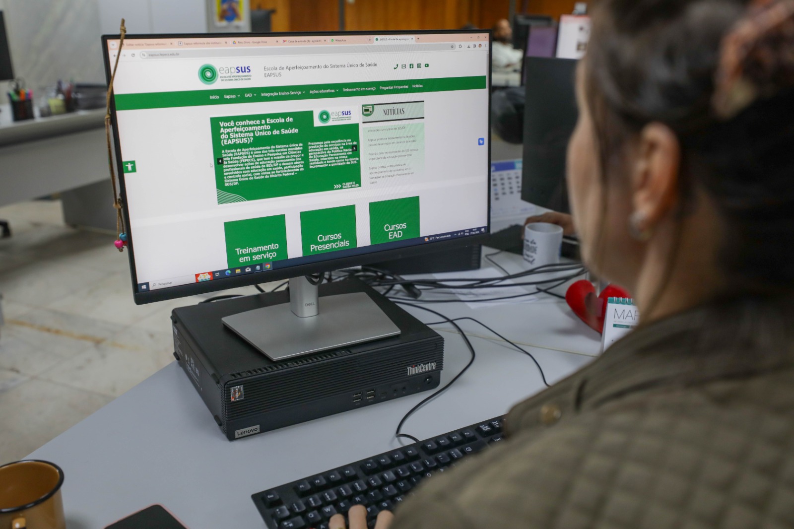 Reformulação no site institucional da Eapsus facilita acesso dos usuários