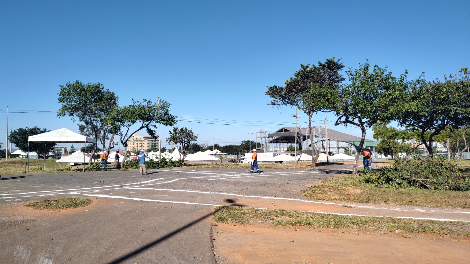 Manutenções preparam Taguaparque para celebração de Pentecostes