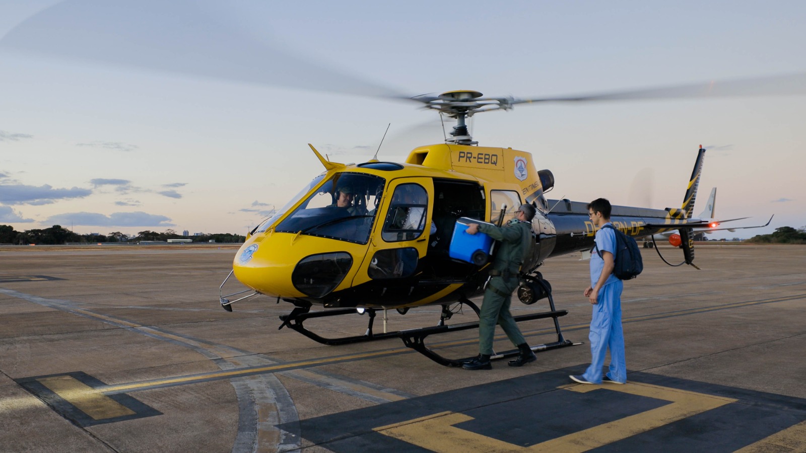 Força-tarefa do GDF para transporte de órgãos ajuda a salvar mais uma vida