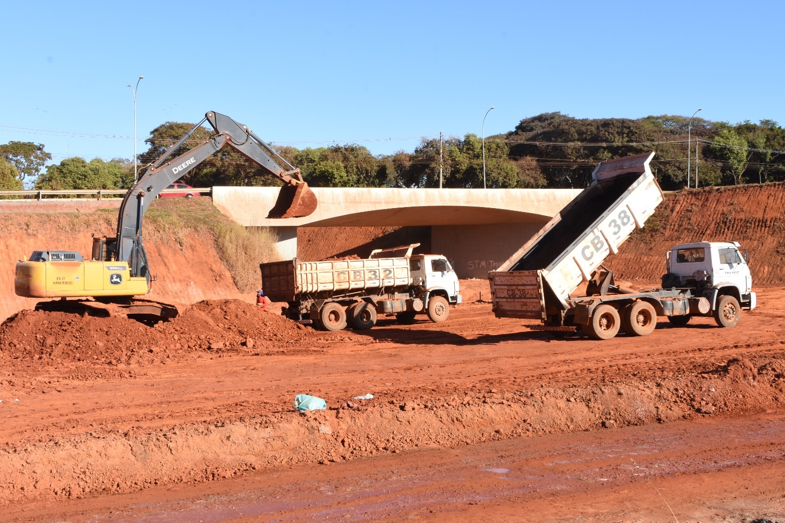 Obras do corredor do Terminal Asa Sul chegam à etapa de preparação do solo