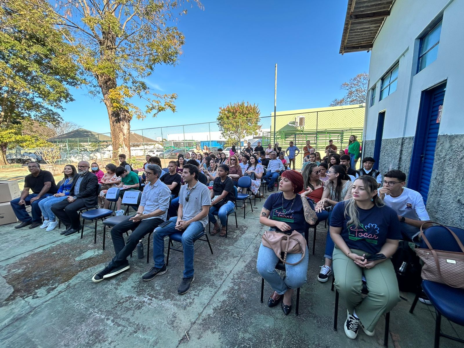 Noventa e cinco alunos recebem certificados de conclusão de curso do Reciclotech