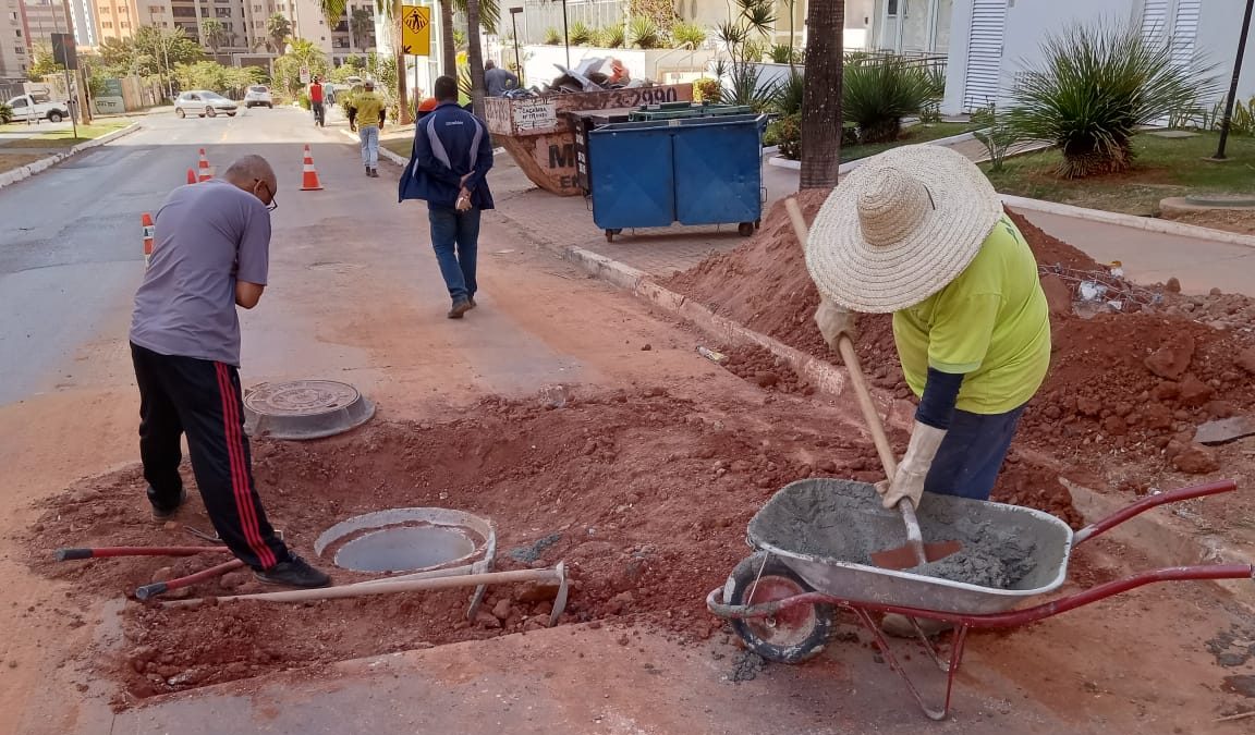 Águas Claras recebe novas bocas de lobo