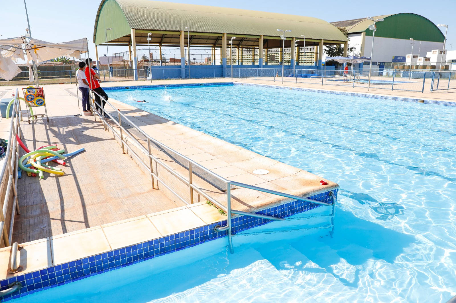 Centros olímpicos e paralímpicos suspendem as aulas por causa da baixa umidade do ar