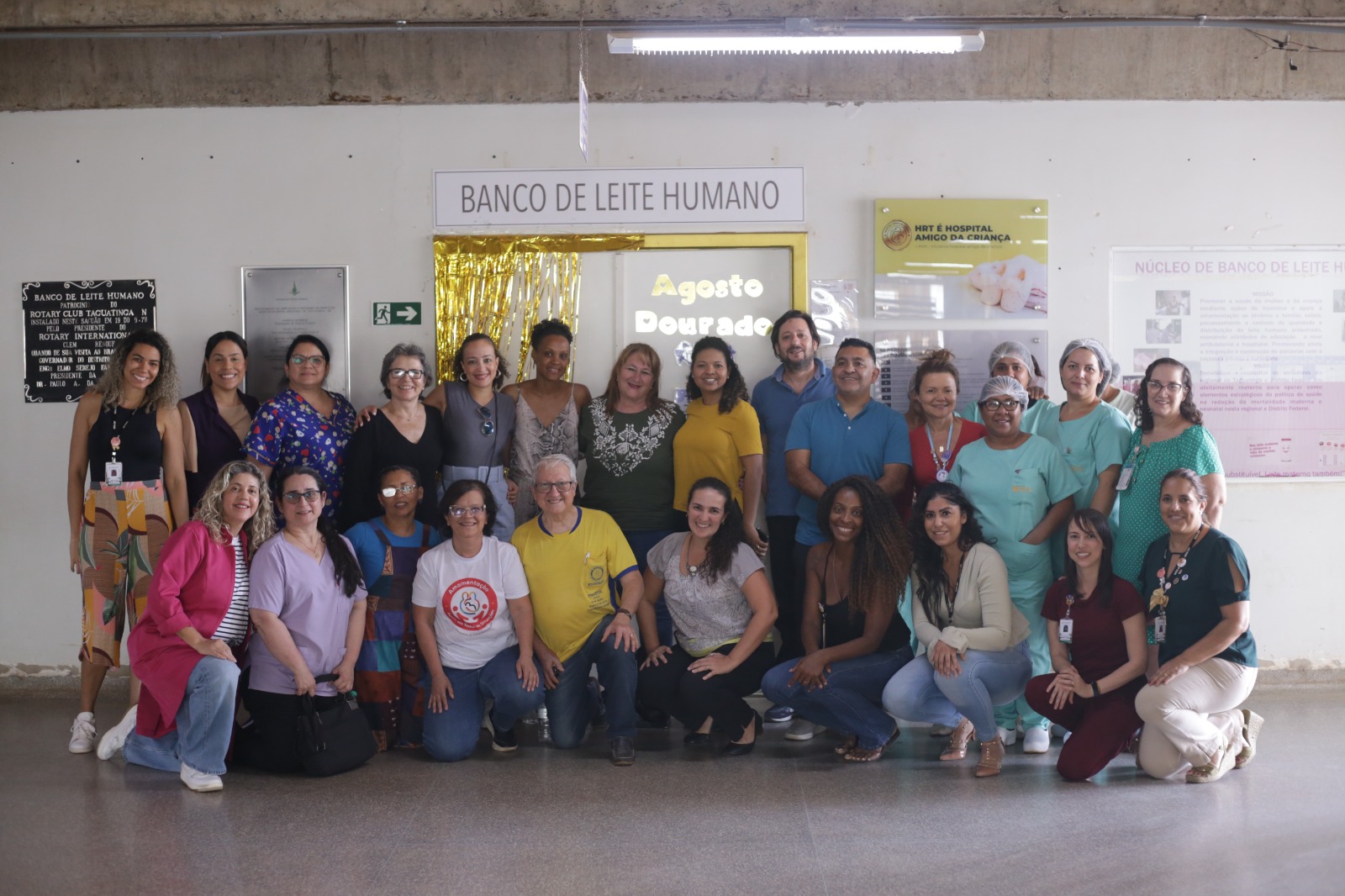 Banco de Leite Humano do HRT se reúne com delegações internacionais