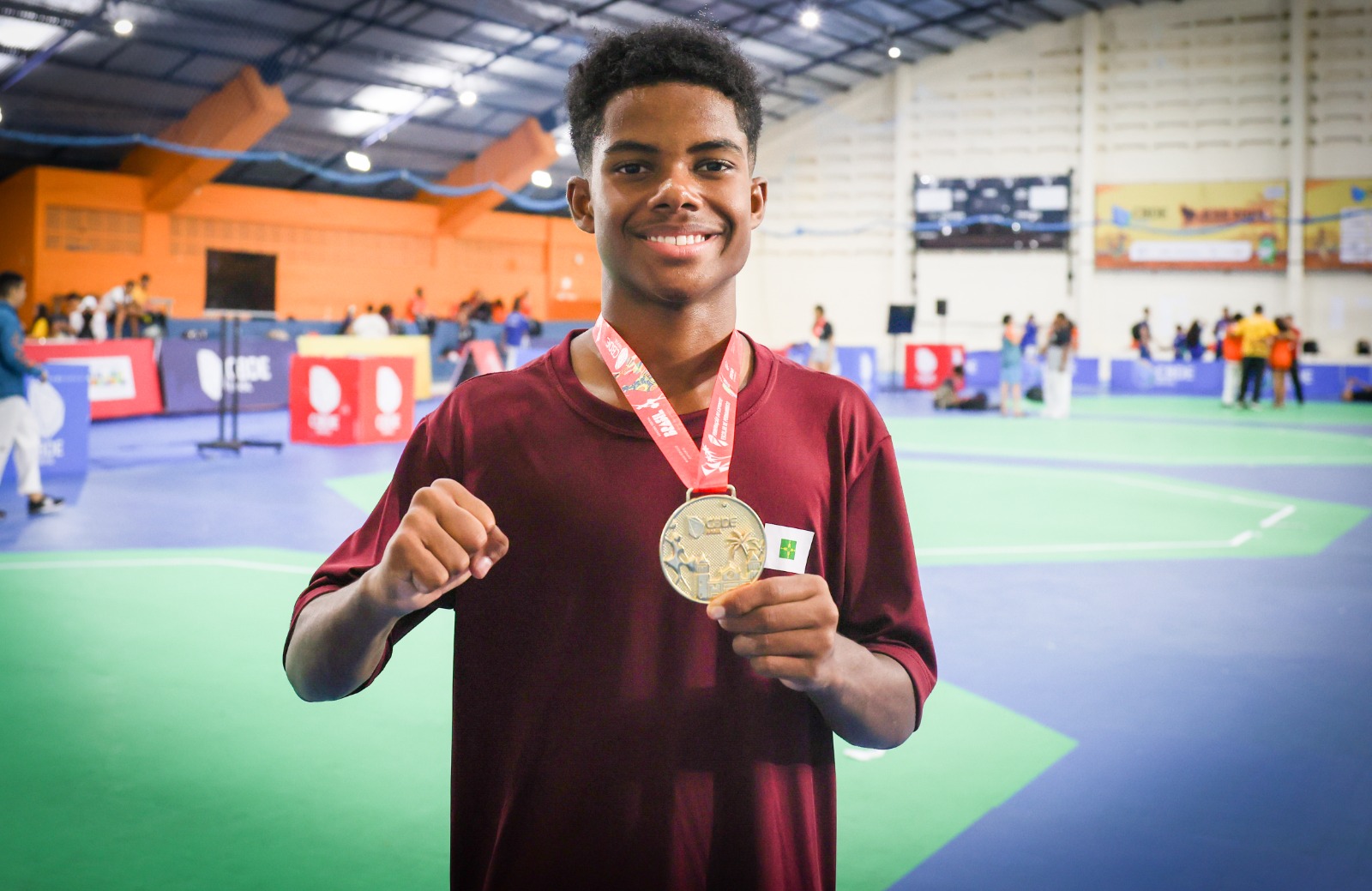 Aluno do CED 01 do Itapoã leva ouro no taekwondo nos Jogos Escolares Brasileiros 2024