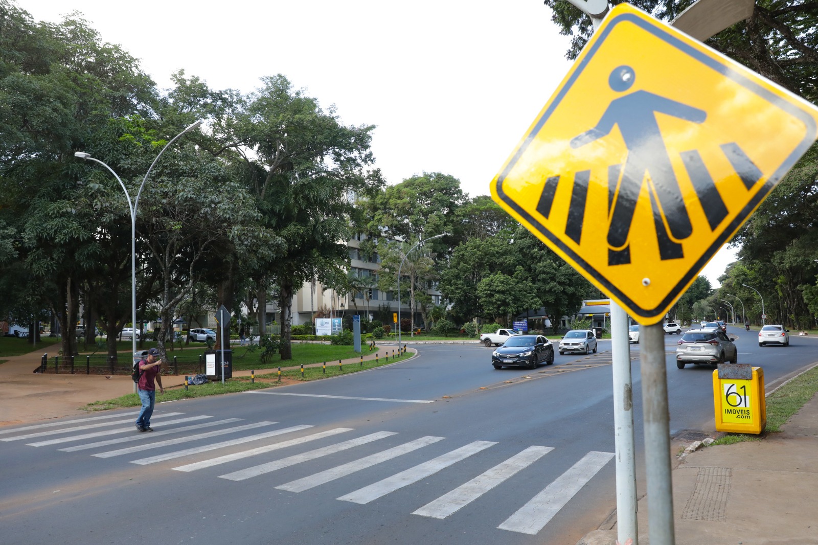 Respeito à faixa de pedestre no DF comemora 28 anos nesta terça (1º)