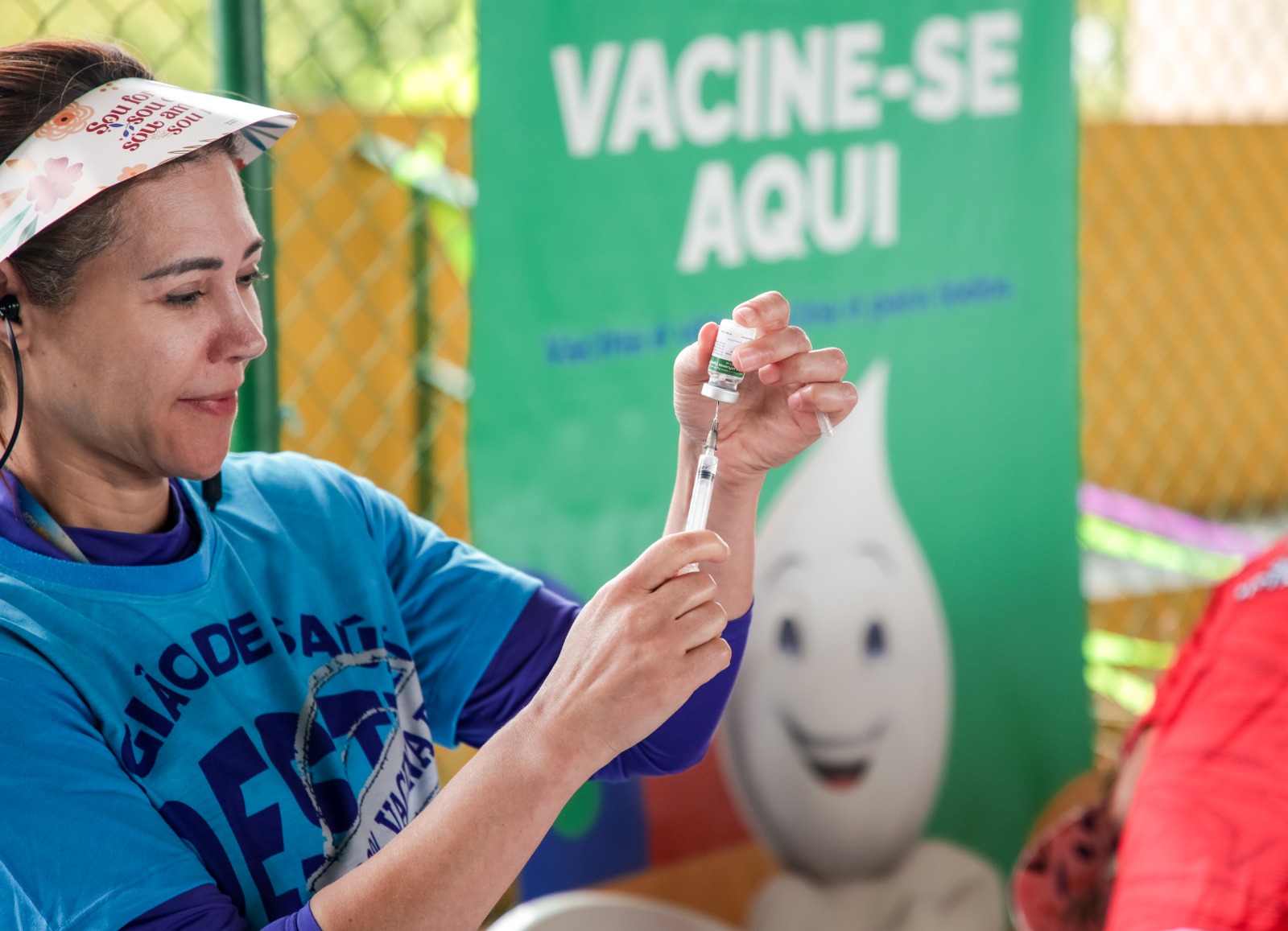 Carro da Vacina leva imunização a Ceilândia