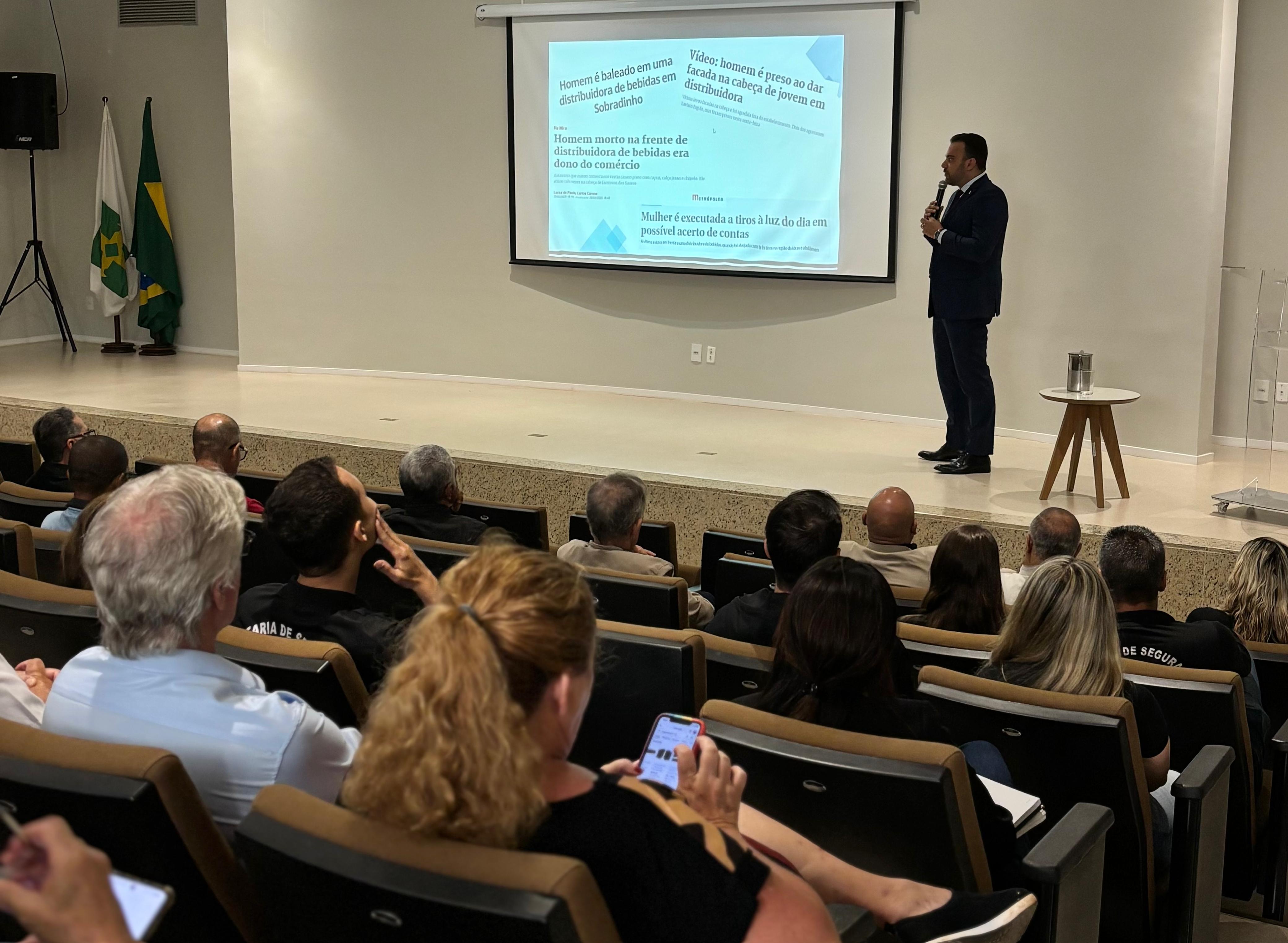 Capacitação aborda temas emergentes de segurança pública no Distrito Federal