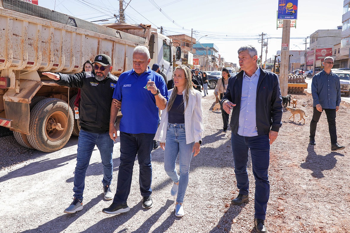 Celina Leão anuncia licitação para o Pôr do Sol durante visita às obras no Sol Nascente