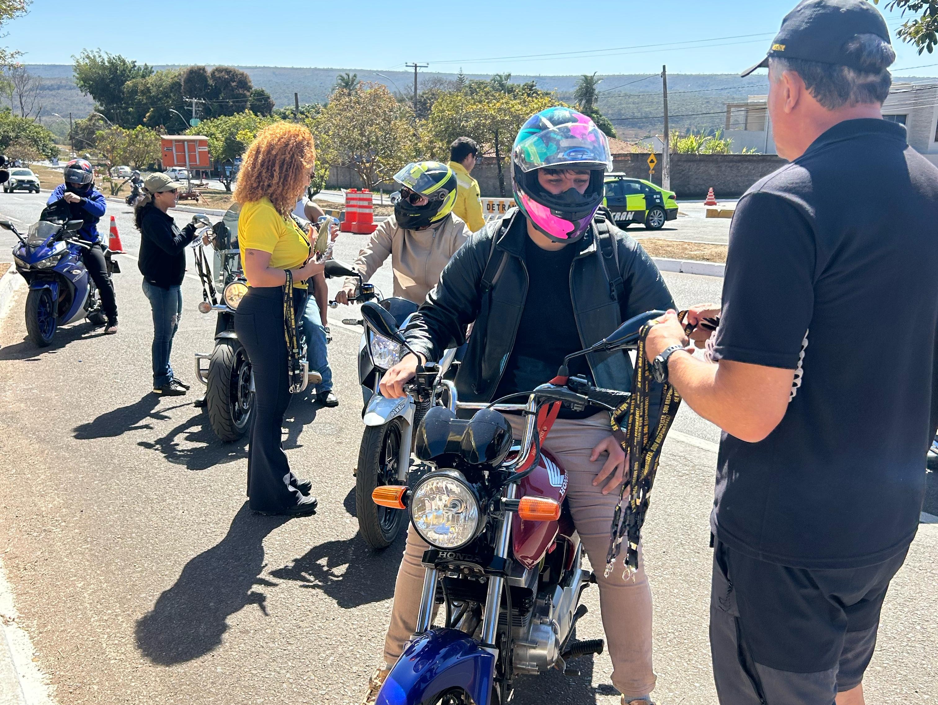 Ação educativa vai orientar sobre condução segura de motocicletas