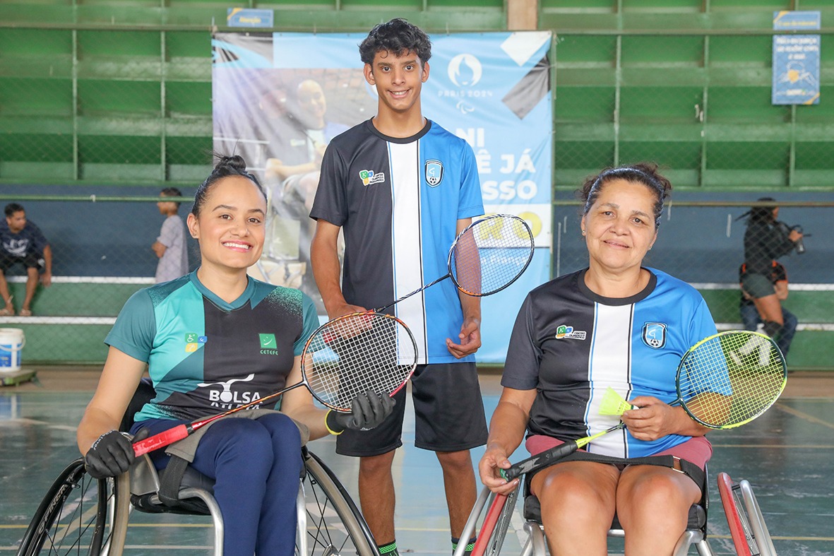 Atletas do COP de Samambaia disputam no parabadminton com apoio do Compete Brasília