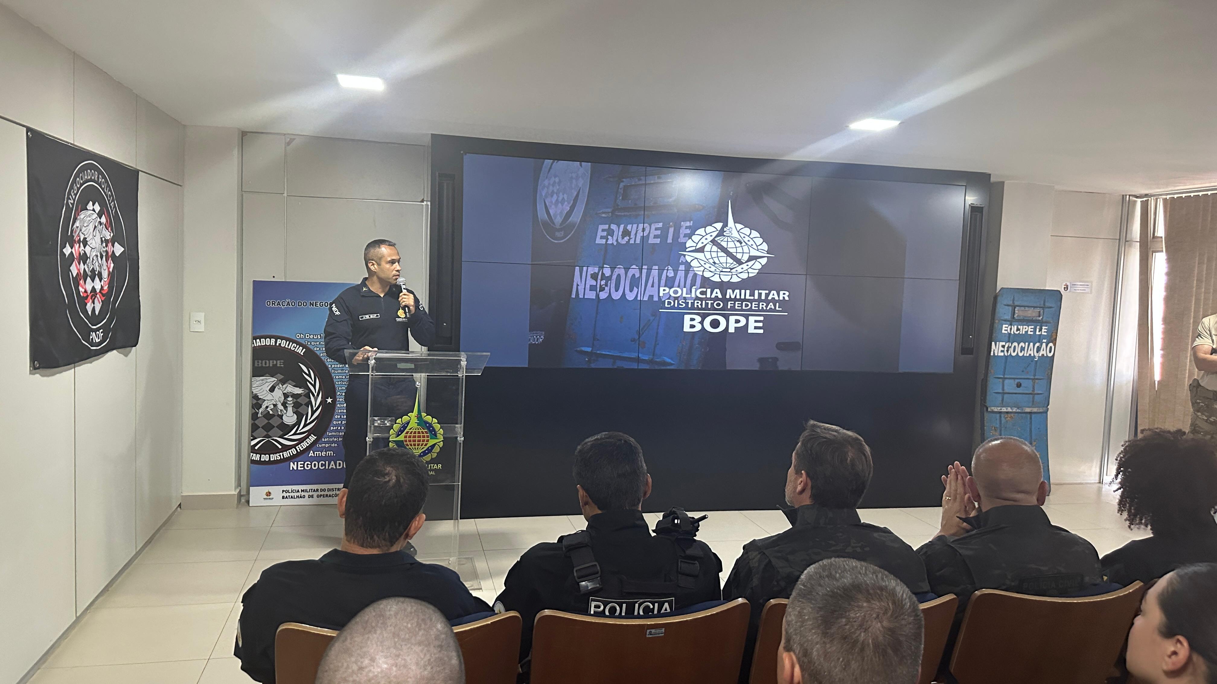 Curso de Negociador da PMDF tem aula inaugural