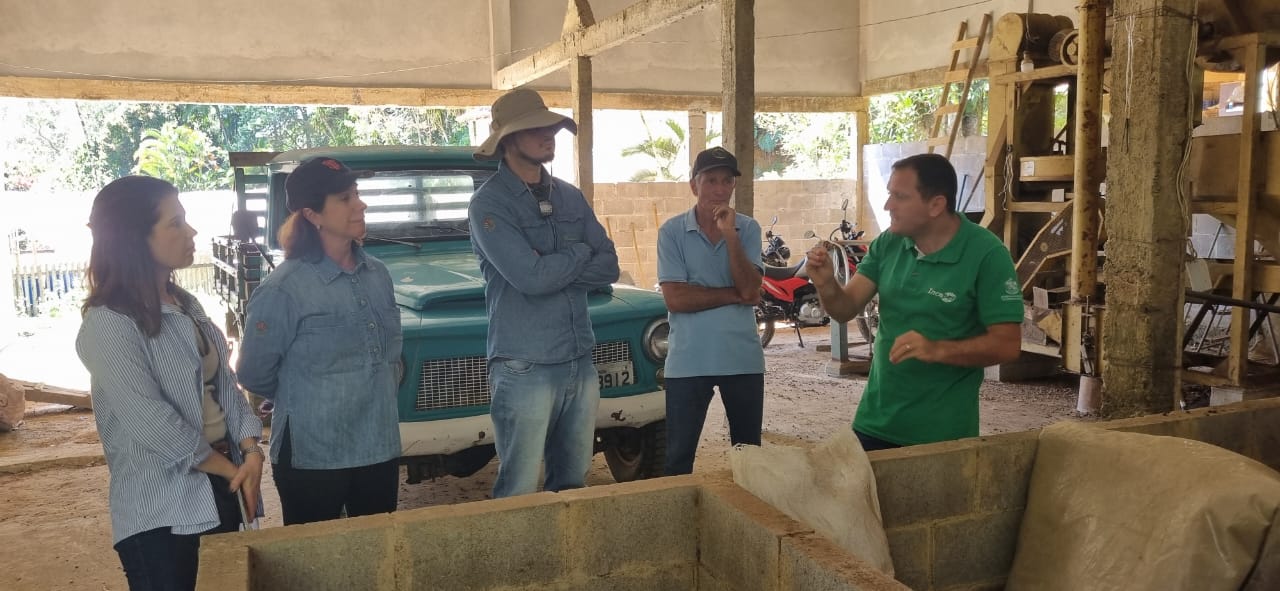 Grupo de trabalho da Emater-DF conhece experiências de sucesso na cafeicultura capixaba