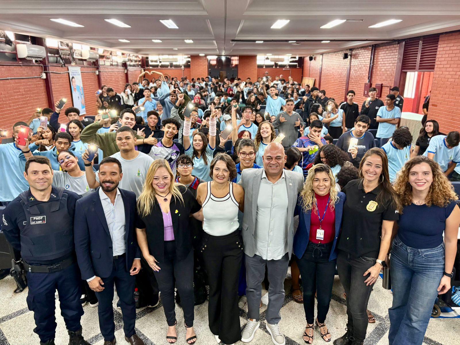 Curso de Promotores de Segurança Cidadã reúne 540 alunos de escolas públicas do Recanto das Emas