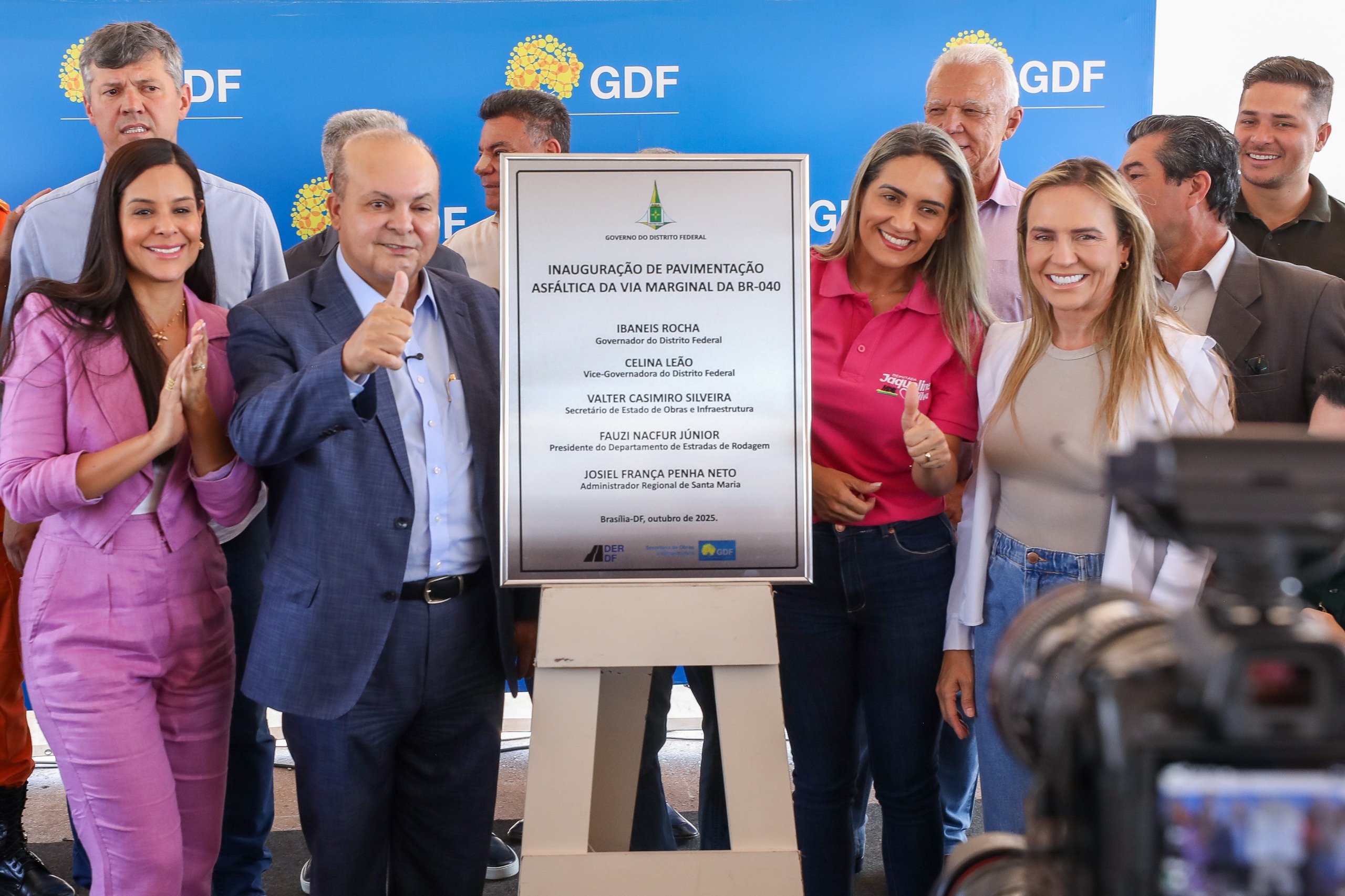 Ibaneis Rocha inaugura marginal da BR-040 com investimento de R$ 10,5 milhões