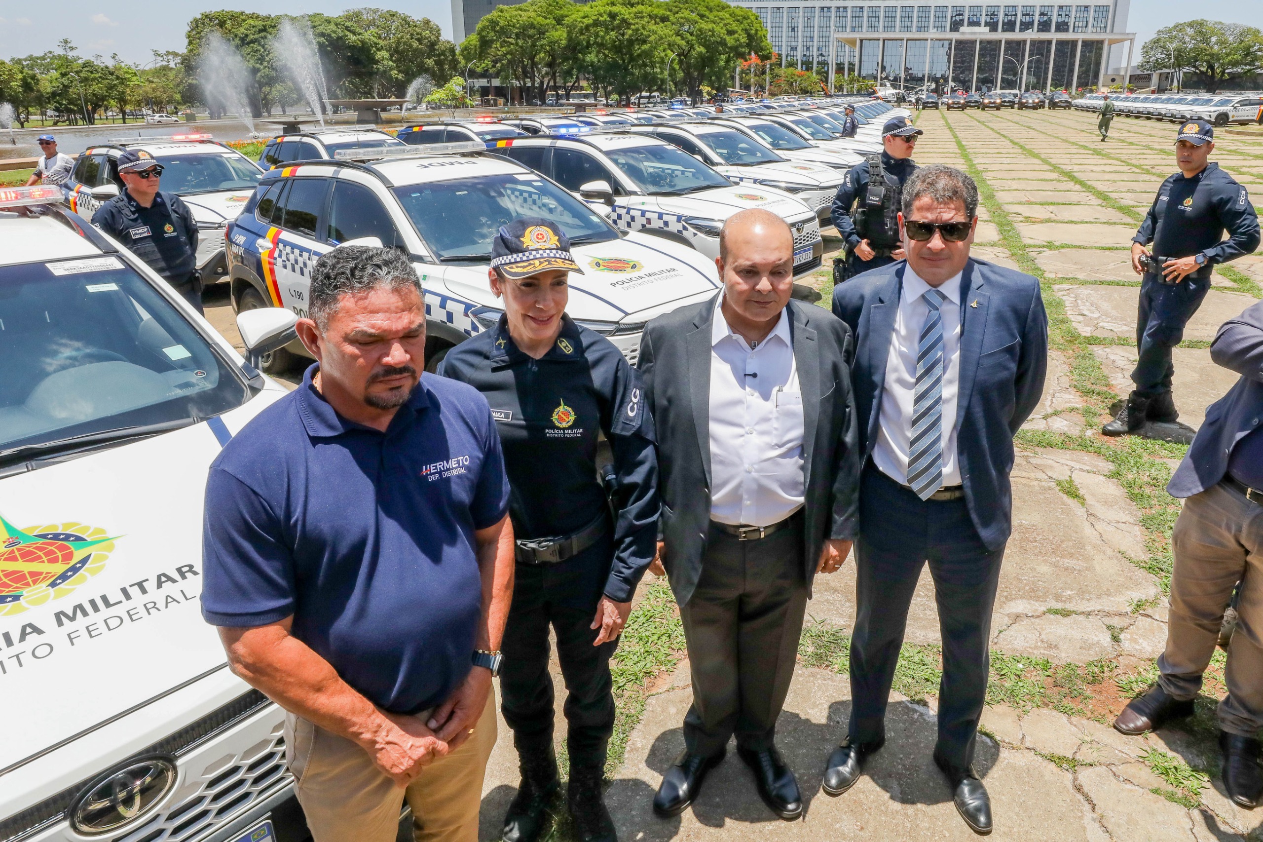 GDF reforça frota da Polícia Militar com entrega de 125 novas viaturas