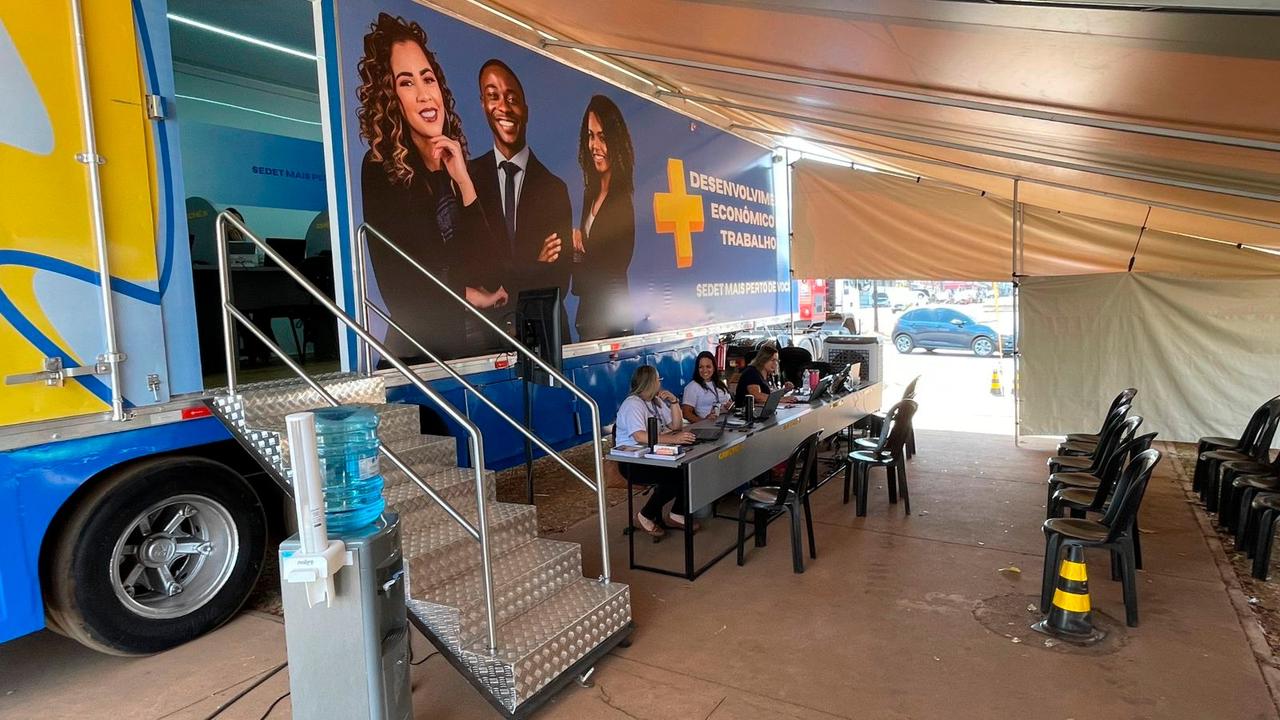 Unidades móveis do programa Sedet Mais Perto de Você chegam a Sobradinho II e ao Recanto das Emas