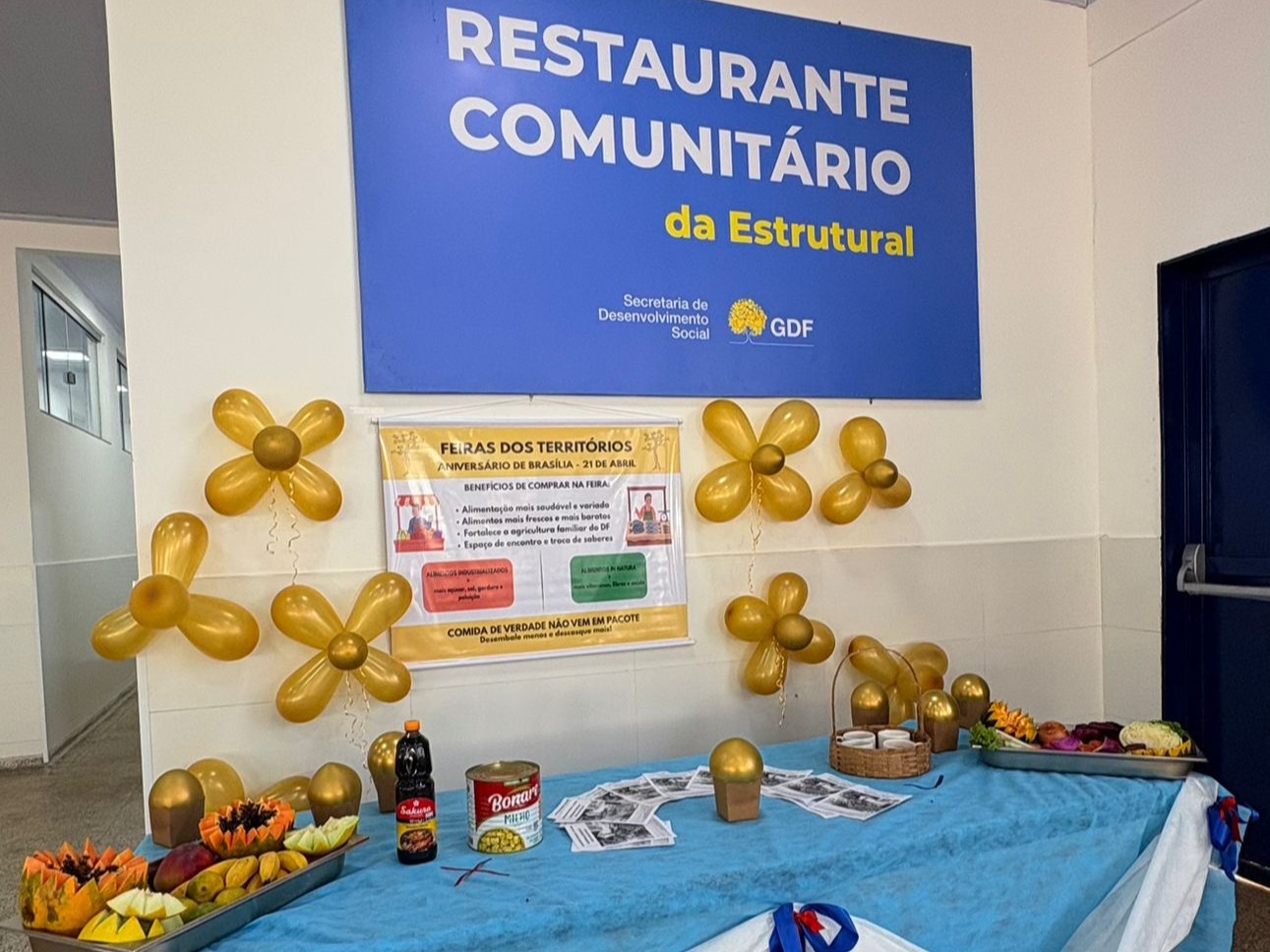 Restaurantes comunitários serviram mais de 43 mil refeições com cardápio em comemoração ao aniversário de Brasília