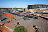Mais de mil profissionais de segurança e ordem pública estarão envolvidos nas operações para a realização do evento em Brasília.