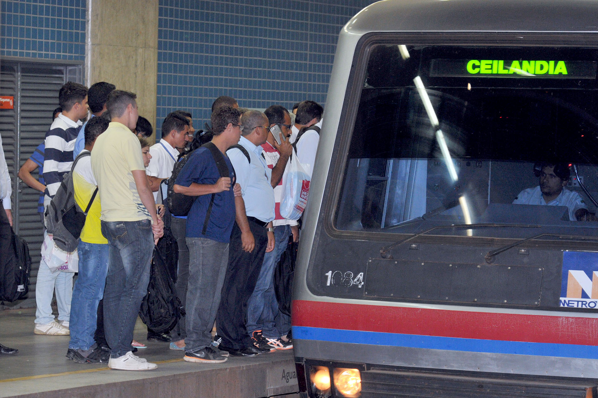 Metrô-DF divulgou os horários de funcionamento dos trens em dias de jogos da Olimpíada no Estádio Mané Garrincha.