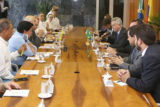 Rollemberg conversou com o embaixador Alejandro Borba e uma comitiva de empresários do ramo da agricultura da Colômbia.