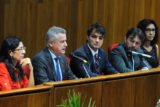 O governador Rodrigo Rollemberg participou nesta terça-feira (14) da abertura da audiência pública sobre a crise hídrica em Brasília