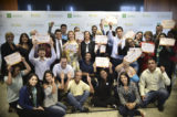 Os 240 voluntários receberam certificados pela participação na 33ª Feira do Livro de Brasília.