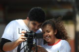 Alunos do Centro de Ensino Fundamental 1 do Cruzeiro estão em fase de preparação dos filmes.