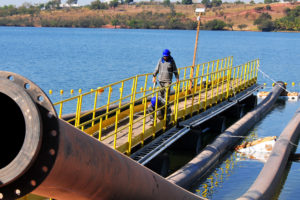O Subsistema Produtor do Lago Norte, unidade da captação emergencial do Lago Paranoá, está com as obras 74% executadas.
