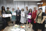 Cinco mulheres receberam das mãos do governador Rollemberg certificados de reconhecimento pela liderança em seus segm