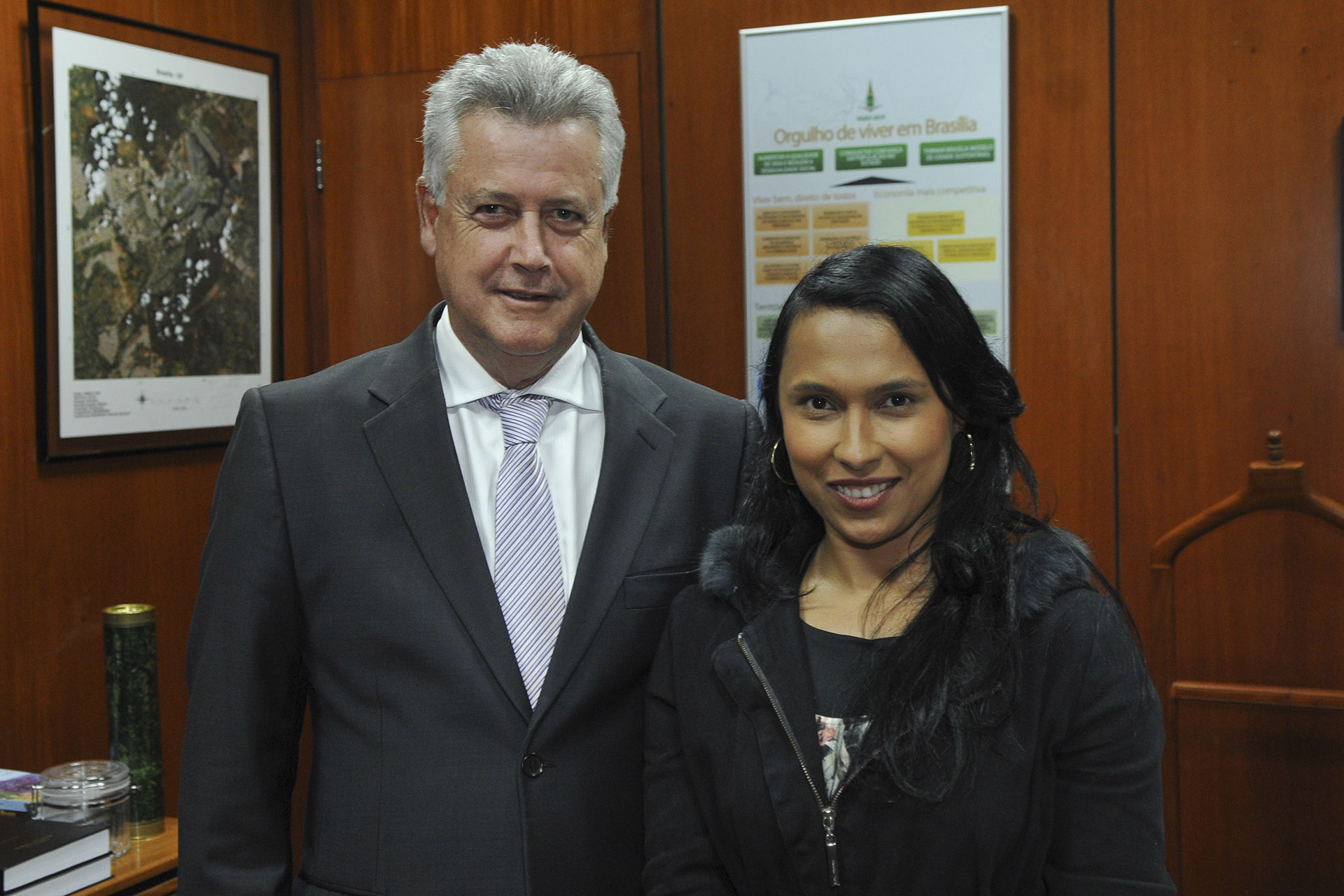 Maria José Silva Souza de Nápolis, primeira defensora pública-geral do DF, escolhida pelo governador Rollemberg em lista tríplice.
