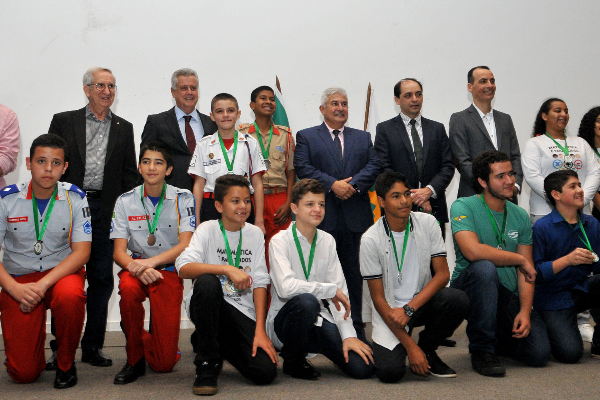 Na tarde desta segunda-feira (10), 220 estudantes receberam prêmio da 2ª Olimpíada de Matemática do Distrito Federal. A cerimônia ocorreu no Museu Nacional, com a participação do governador de Brasília, Rodrigo Rollemberg.