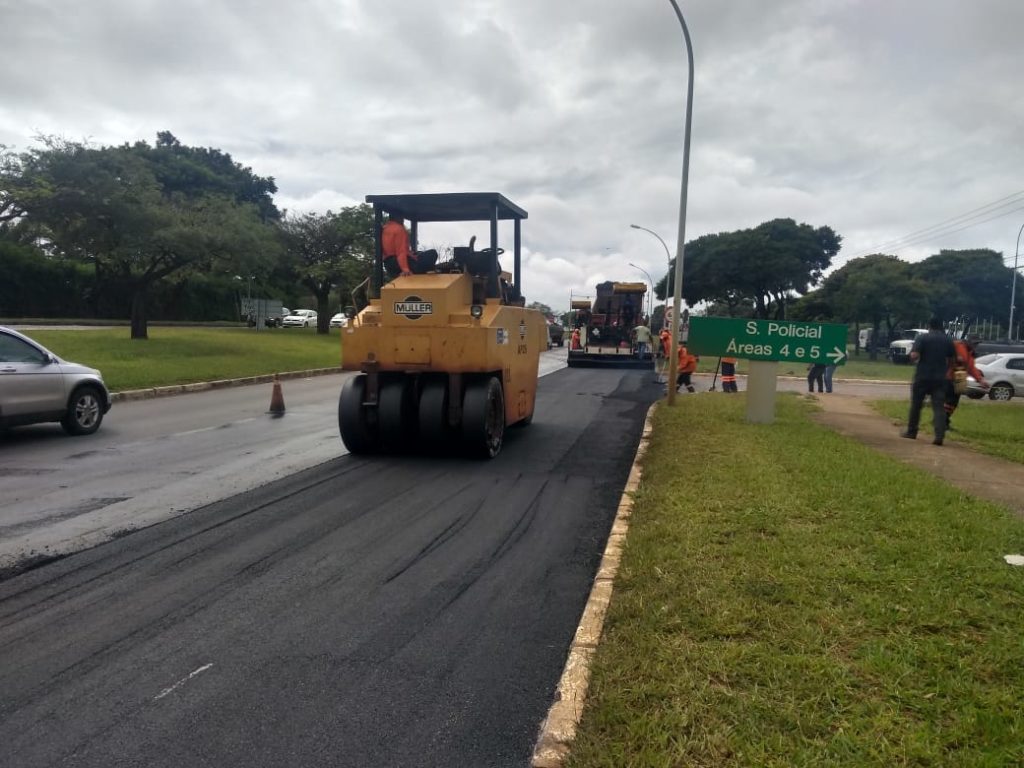 SOS DF revitaliza pista do Setor Policial Sul – Agência Brasília