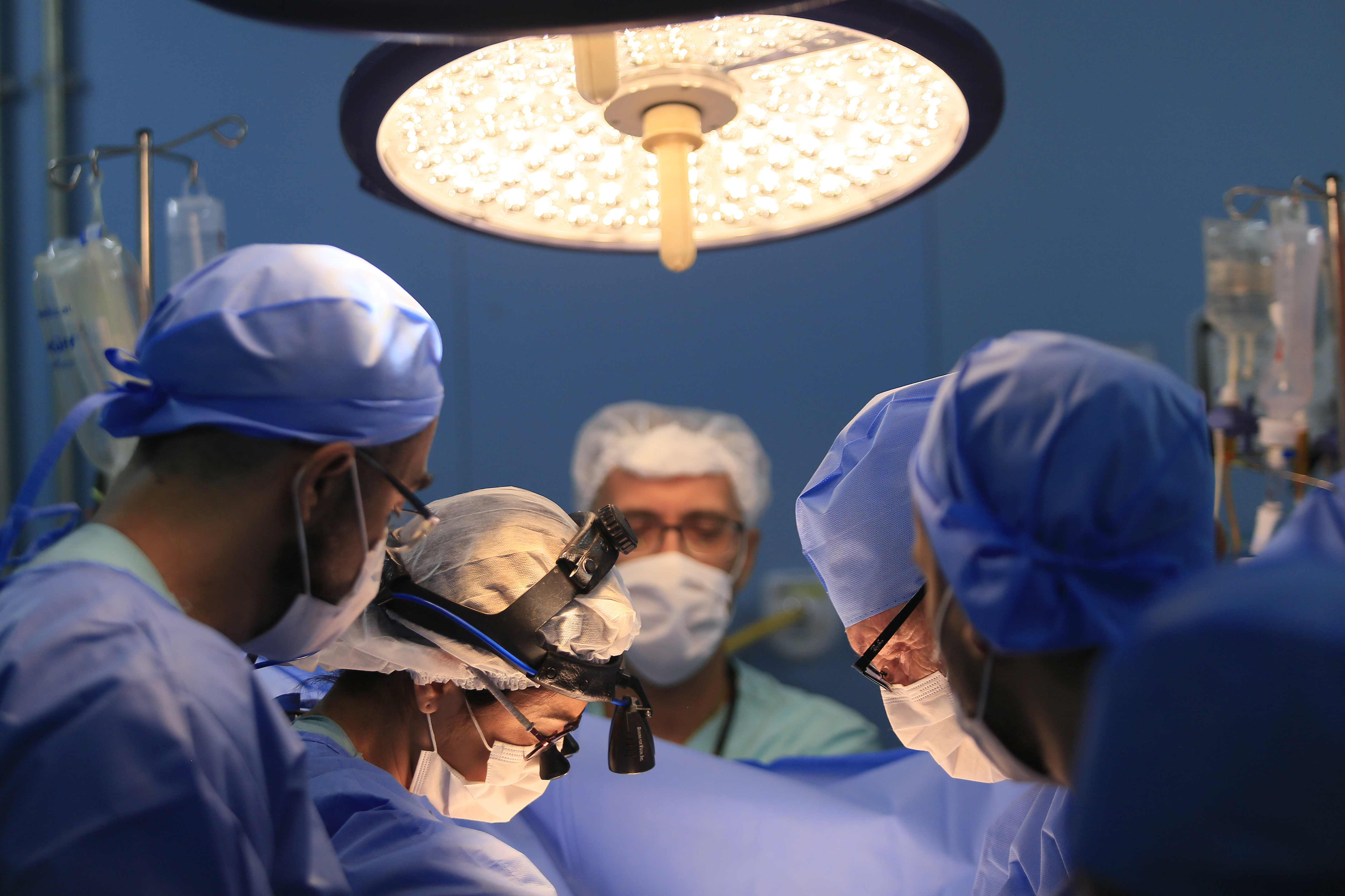 Brasília, 21/10/2019 - Retomada das cirurgias de coração de peito aberto consideradas de grande porte, após cinco anos sem realizar esse tipo de procedimento. Crédito: Davidyson Damasceno/IGESDF.