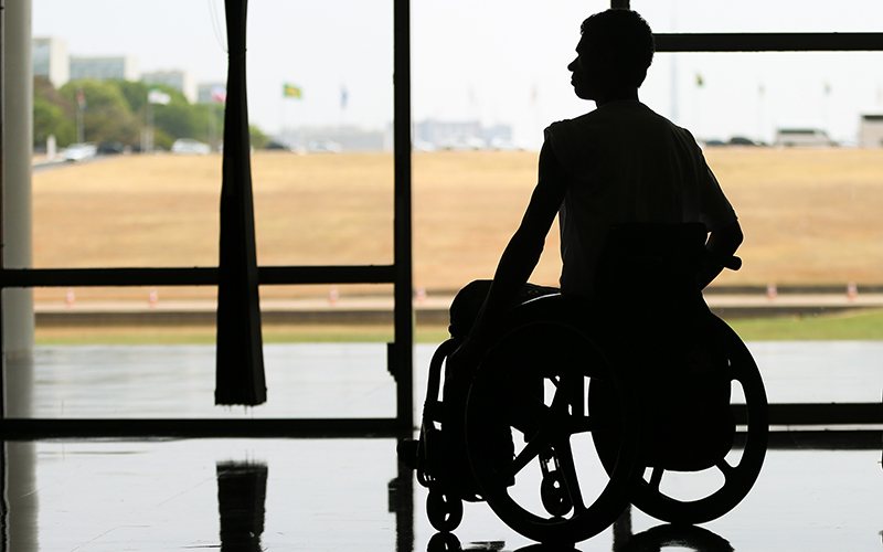 Brasília - O Dia Nacional de Luta das Pessoas Deficientes é comemorado na Câmara dos Deputados com desfile de modelos com deficiência. (Marcelo Camargo/Agência Brasil)