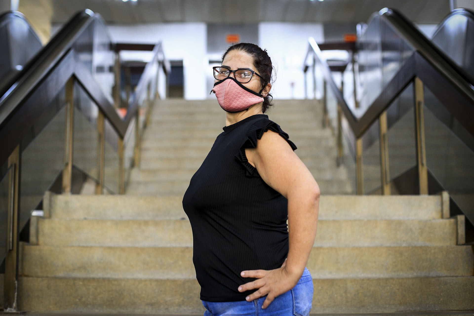 Miriam Gomes Machado perdeu cerca de 56 kg após a cirurgia bariátrica, em 2014 | Foto: Breno Esaki/Agência Saúde