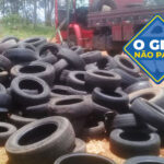 Ao todo, cerca de 600 pneus foram enviados ao SLU da Asa Norte | Foto: Divulgação/GDF Presente