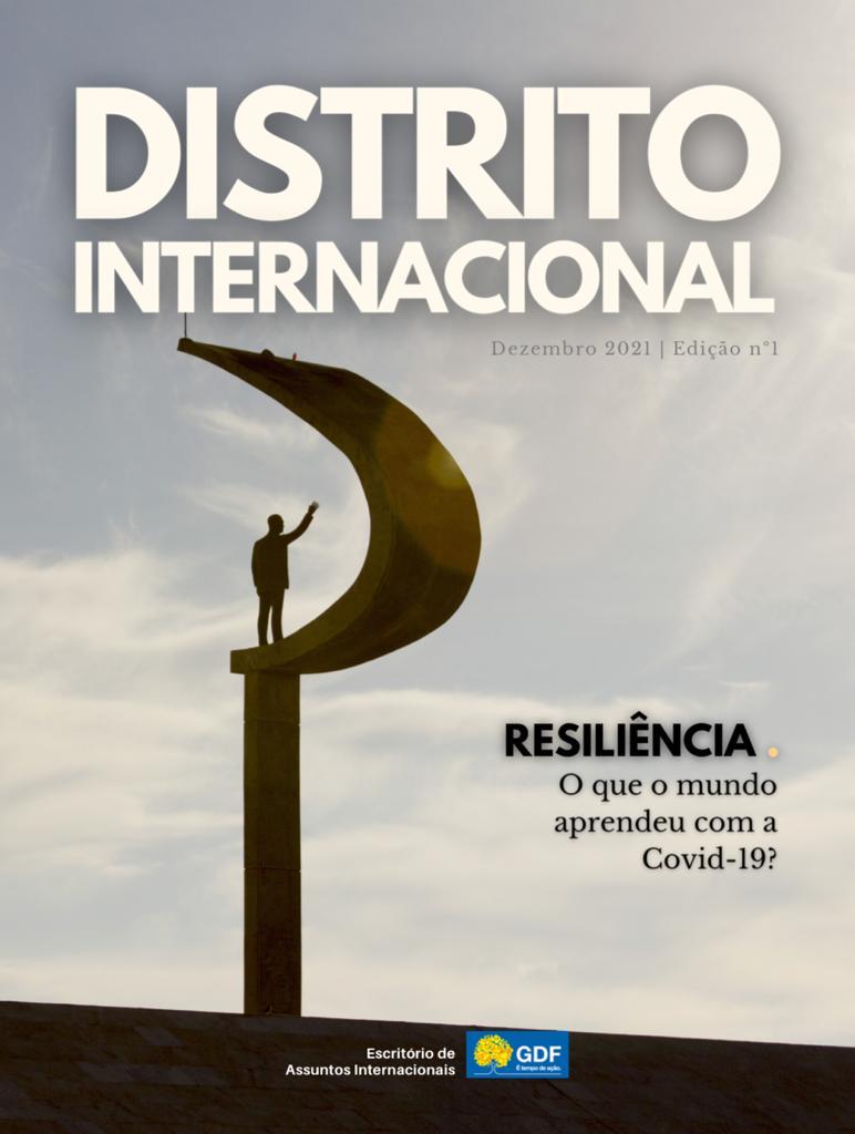Primeira edição da Revista Distrito Internacional | Imagem: Reprodução