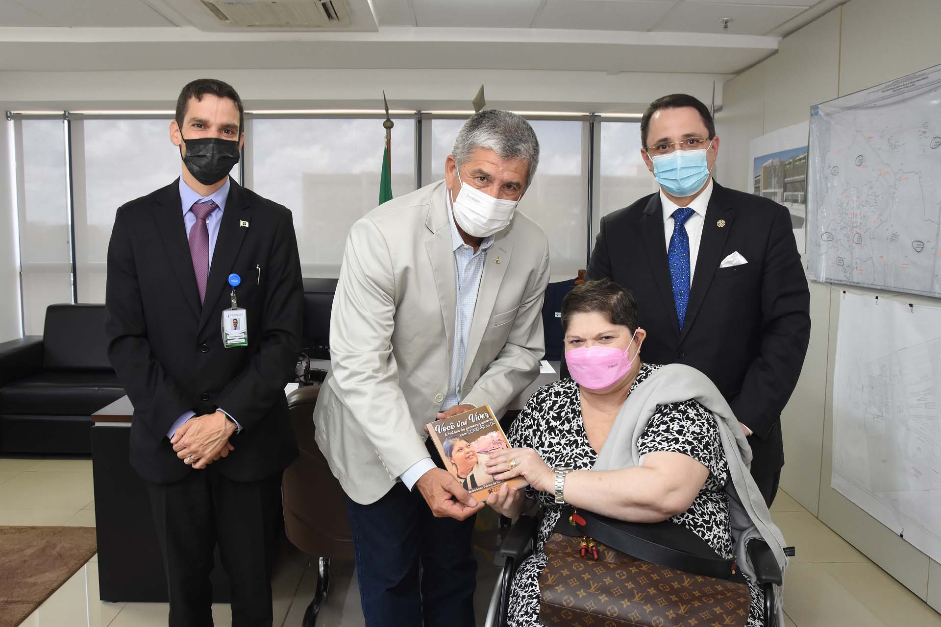 Claudia foi a primeira paciente com covid-19 do Brasil a ser entubada| Foto: Tony Winton/Agência Saúde