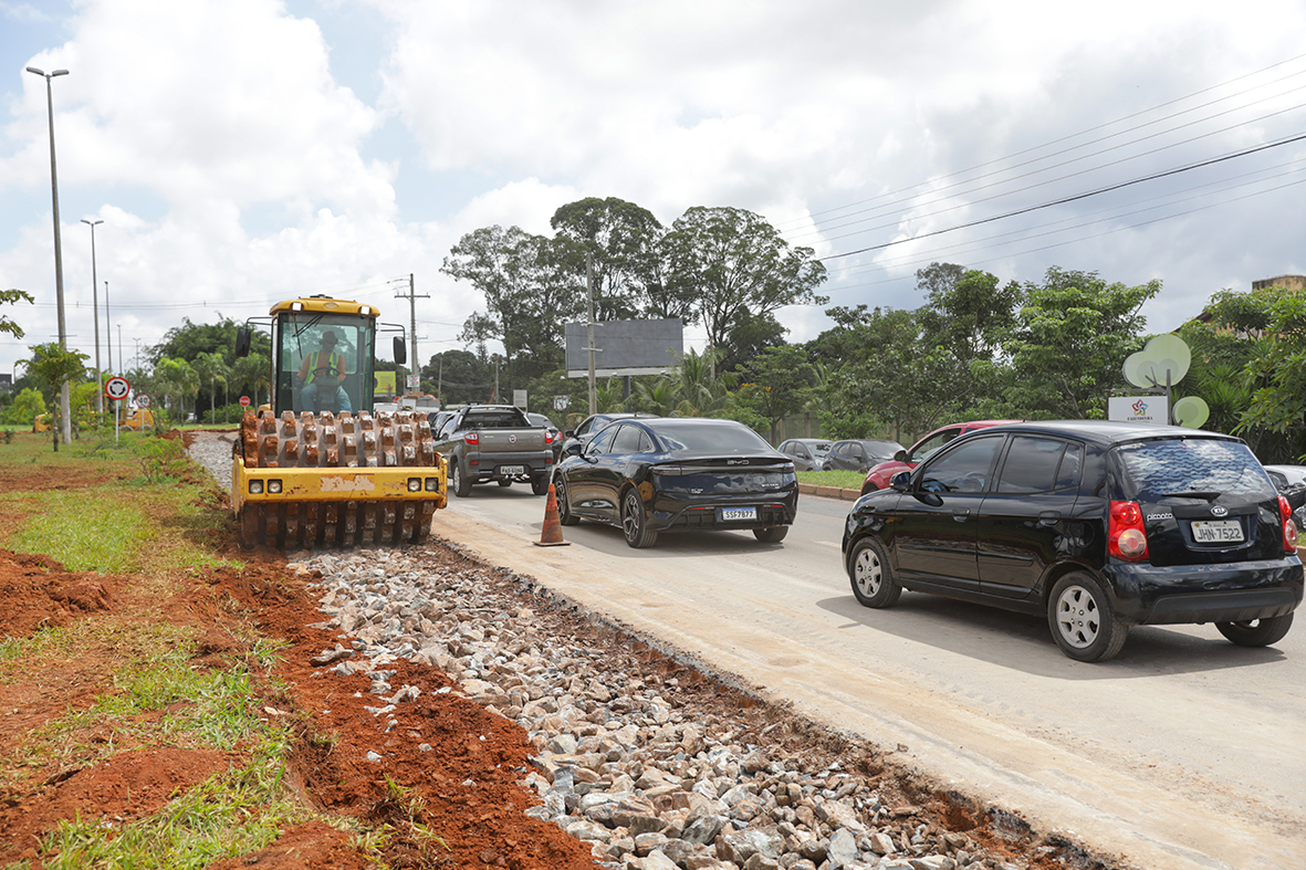 Novo retorno na DF-079 vai reduzir trânsito entre Águas Claras e Park Way