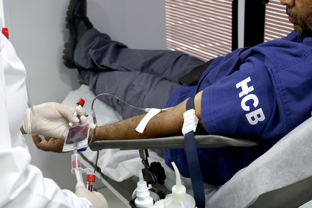 Equipe de unidade hospitalar se mobiliza para doar sangue
