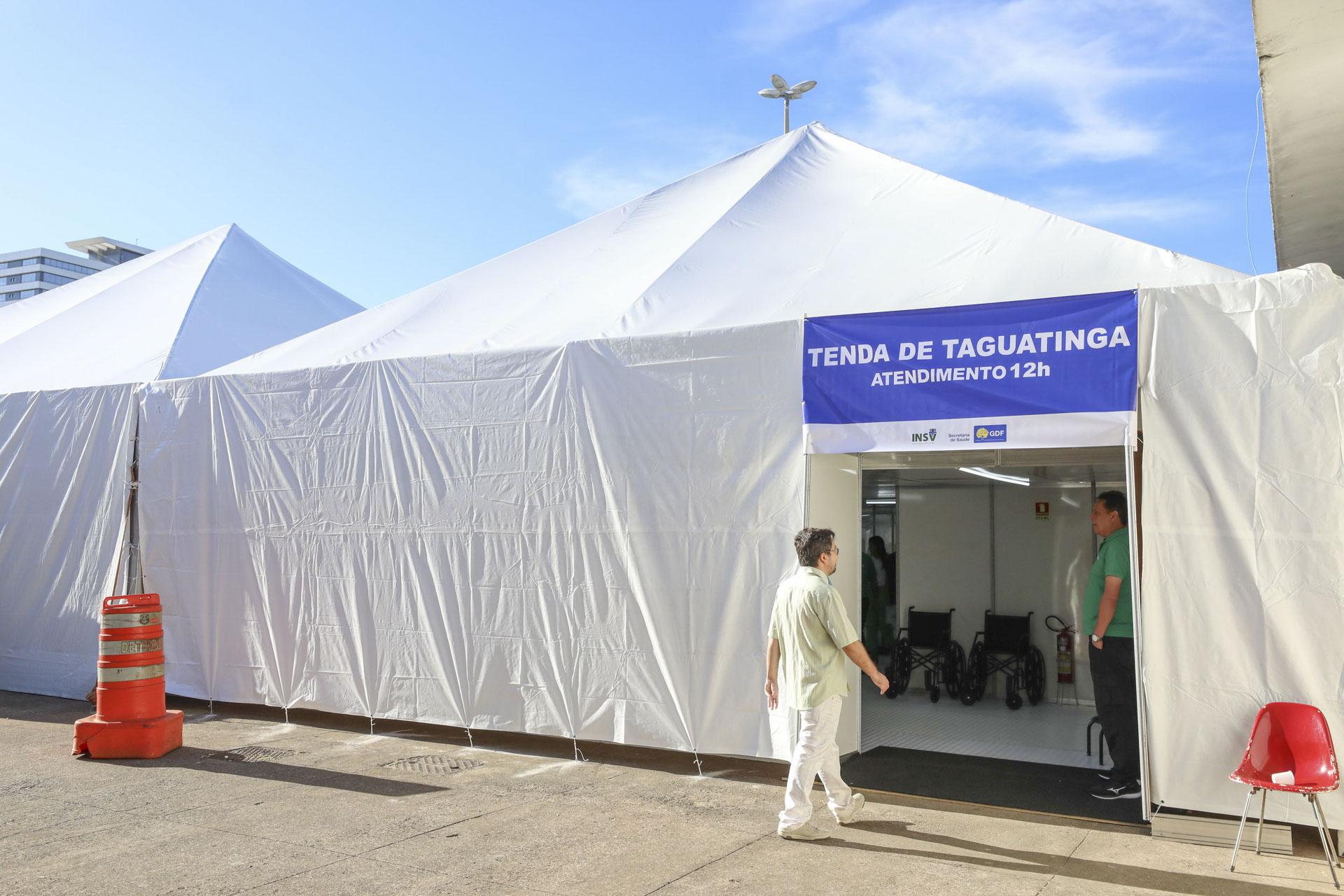 Inaugurada tenda de acolhimento para pacientes com dengue em Taguatinga | Agência Brasília